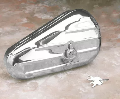 Drag Specialties Left Teardrop Toolbox - Chrome-DS373701