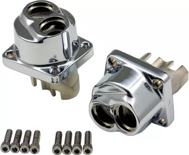 Drag Specialties Lifter Blocks - Chrome - Evolution/Big Twin-DS-194054