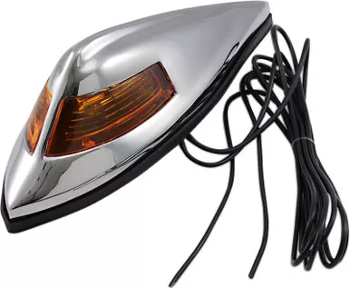 Drag Specialties Nostalgia Front Fender Light - Amber-DS-280180