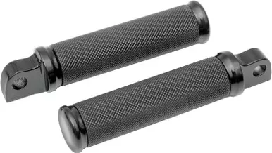 Drag Specialties Pegs - Black/Rubber-1620-0789