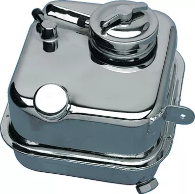 Drag Specialties Replacement Oil Tank - Chrome-DS-310108
