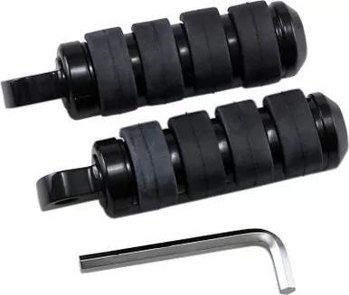 Drag Specialties Soft-Ride Footpeg - Black - Small-1603-0353