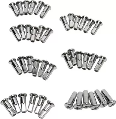 Drag Specialties Spoke Nipples - Chrome - Standard Length-DS-380112