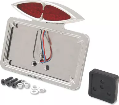 Drag Specialties Taillight/License Plate Mount - Cateye-2030-0172