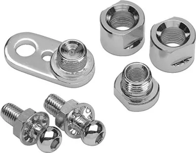 Drag Specialties Turn Signal Swivel Kit - Chrome-1901-0383