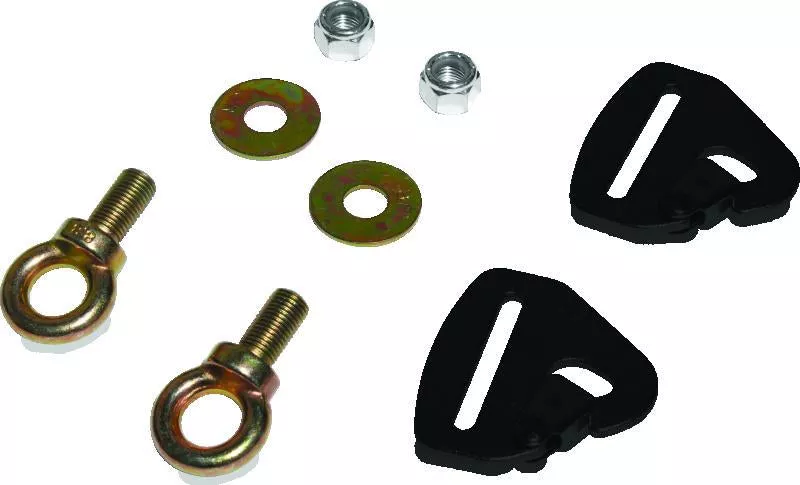 DragonFire Racing Quick-Release Snap Hook Harness Tab Kits – 2 in.