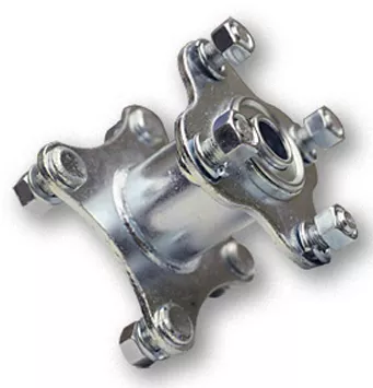 Dual Flanged (5/8" Bearing) 90mm & 2-7/8" Bolt Circles