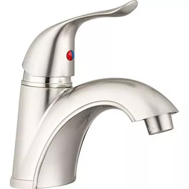 Dura Faucet DF-NML202-SN RV Single Handle Bathroom Faucet Brushed Satin Nickel