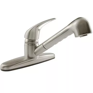 Dura Faucet DF-PK100-SN RV Pull-Out Sink Faucet Single Handle Satin Nickel