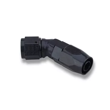 Earls #10 45 Deg Ano-Tuff Hose End - Low Profile AT804510ERL