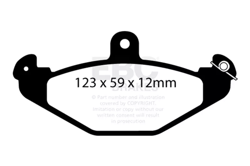 EBC 08+ Lotus 2-Eleven 1.8 Supercharged Greenstuff Rear Brake Pads