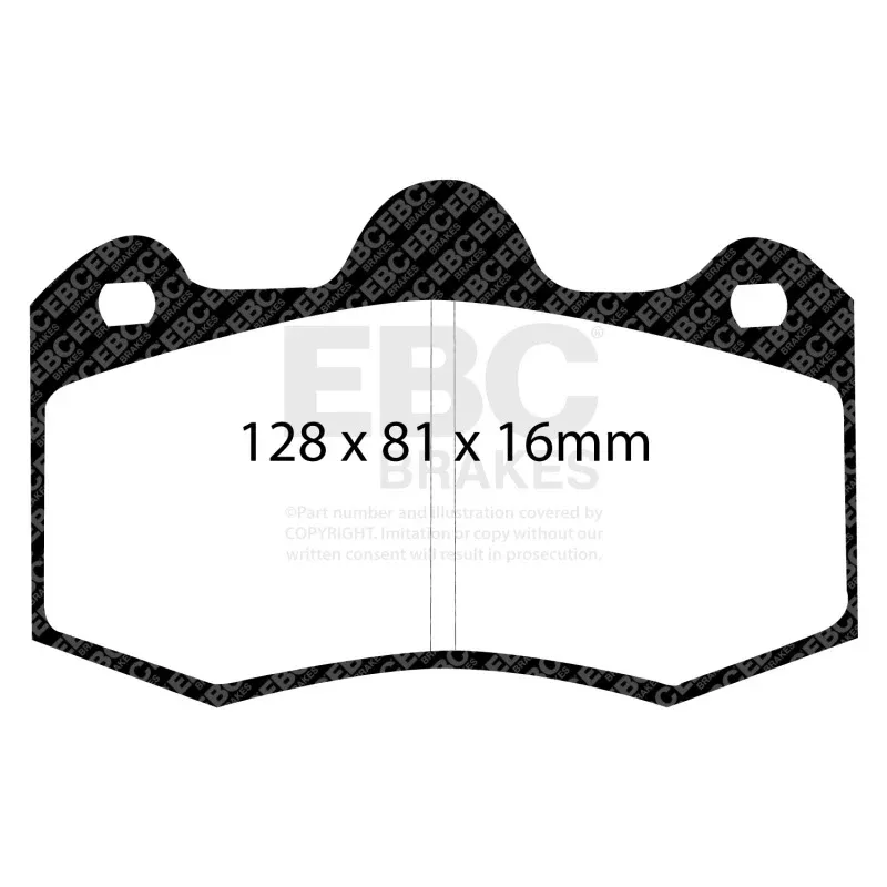 EBC 10+ Lotus Evora 3.5 Redstuff Front Brake Pads
