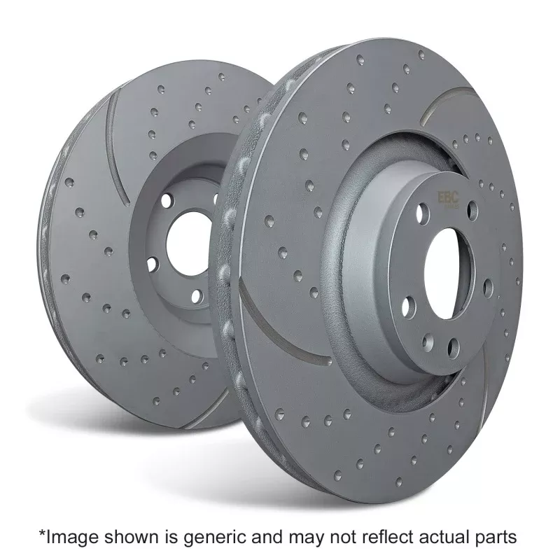 EBC 2015+ Chevy SS 6.2 GD Sport Slotted and Dimpled Rear Rotors