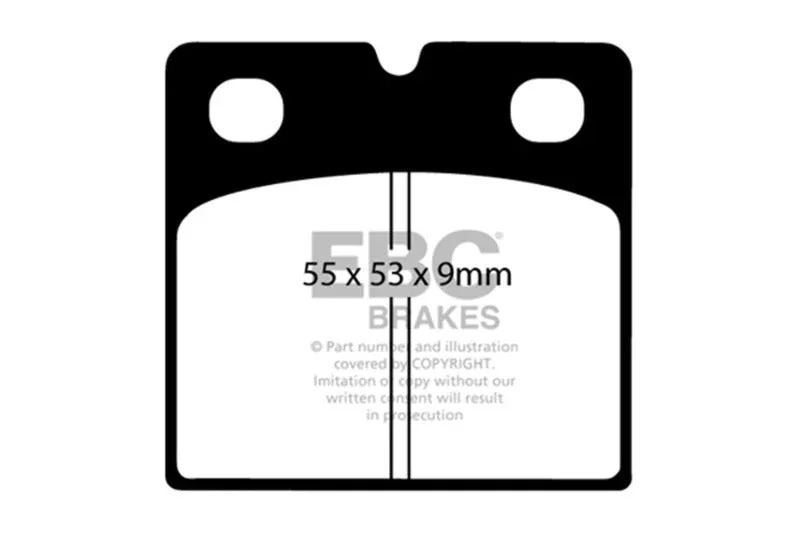 EBC Parking Brake Ultimax2 Rear Brake Pads fits 2004 Aston Martin DB7 Vantage / 2004 Aston Martin DB7 Vantage Volante / 2005-2013 Aston Martin DB9 / 2005-2013 Aston Martin DB9 Volante