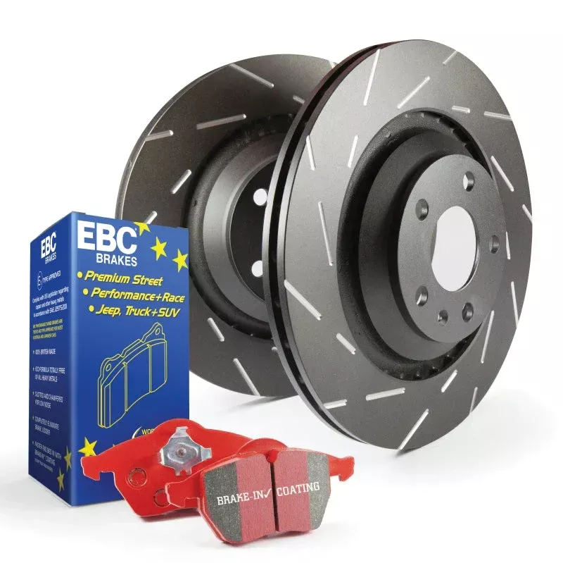 EBC S4 Kits Redstuff Pads & USR Rotors fits 2004-2008 Acura TL / 2007-2008 Acura TL Type-S