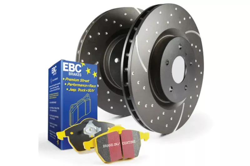 EBC S5 Brake Pad and Rotor Kit fits 2010-2014, 2016-2018 Porsche Cayenne / 2013-2016 Porsche Cayenne Diesel / 2014 Porsche Cayenne Diesel Platinum Edition / 2010, 2013-2018 Porsche Cayenne GTS