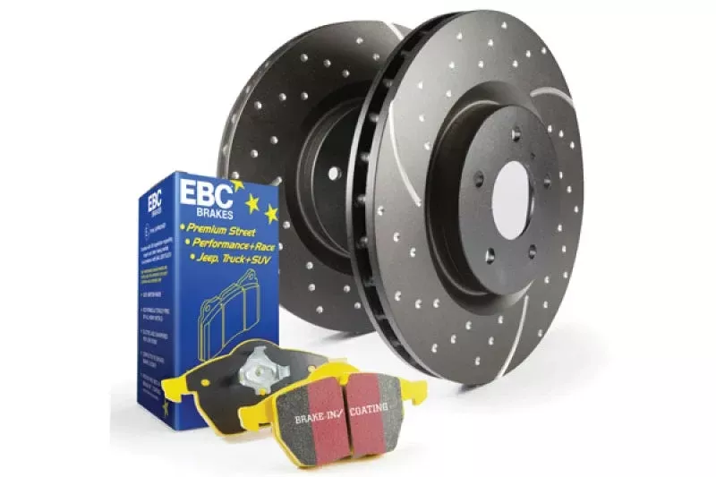 EBC S5 Brake Pad and Rotor Kit fits 2015-2023 Audi S3, TTS Quattro
