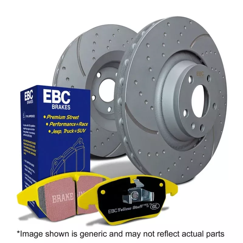 EBC S5 Brake Pad and Rotor Kit fits 2019-2025 Ram 2500 / 3500