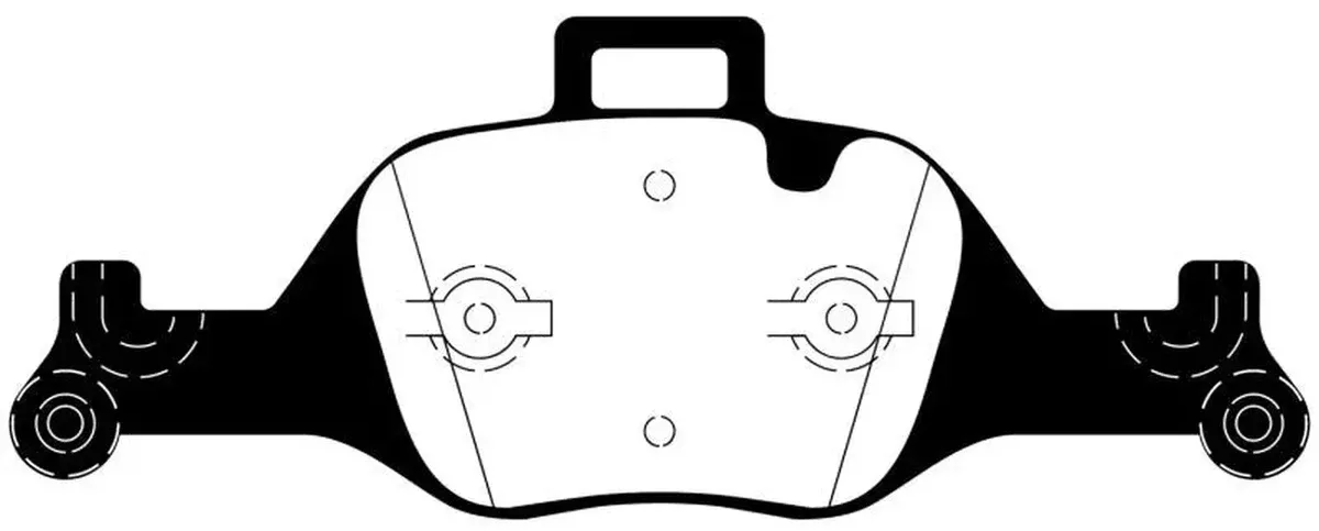 EBC Ultimax Front Brake Pads fits 2018-2023 BMW 530e / 2017-2023 BMW 530i / 2017-2023 BMW 540i / 2022-2023 BMW i4 / 2019-2023 BMW X5 / 2020-2023 BMW X6