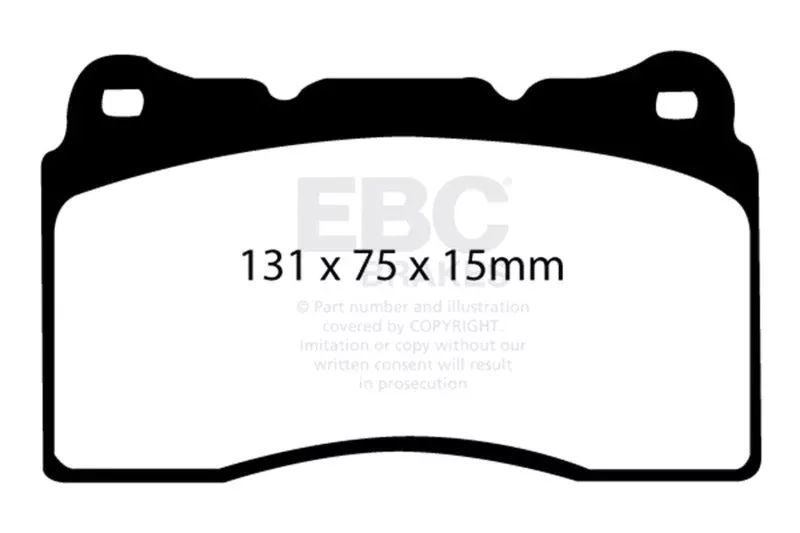 EBC Ultimax2 Front Brake Pads fits 1967-2024 Acura / Buick / Cadillac and more