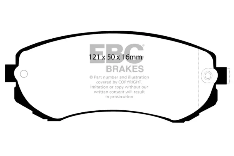 EBC Ultimax2 Front Brake Pads fits 1989-1996 Nissan 240sx