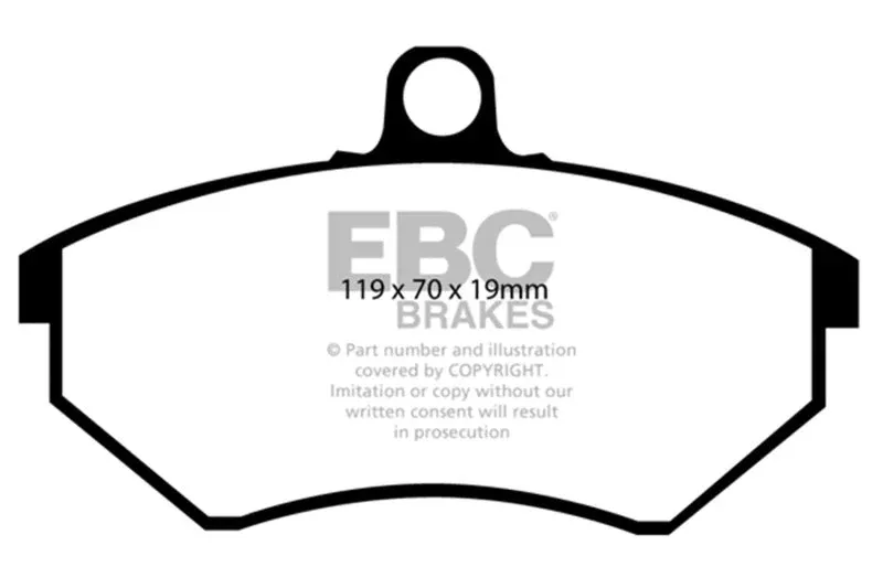 EBC Ultimax2 Front Brake Pads fits 1990-1998 Volkswagen Corrado, Golf, Jetta