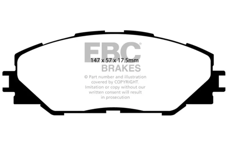 EBC Ultimax2 Front Brake Pads fits 2009-2010 Pontiac Vibe AWD / 2009-2010 Pontiac Vibe / 2009-2010 Pontiac Vibe GT / 2016 Scion Im