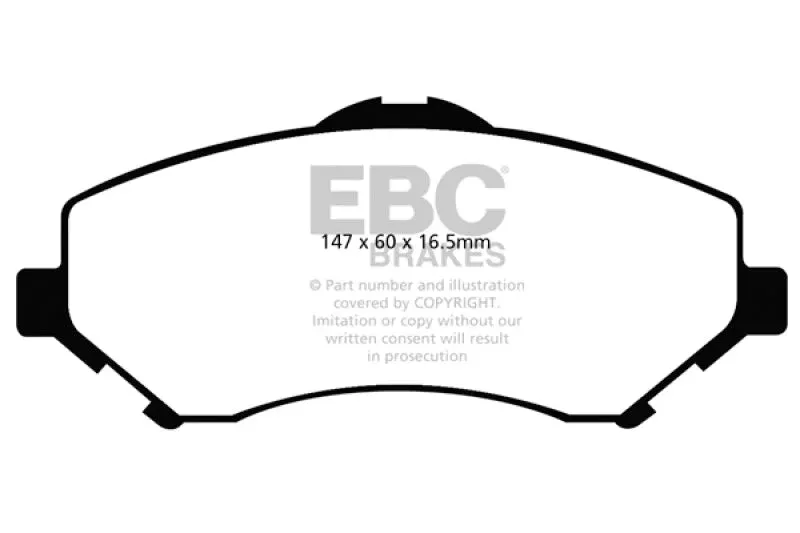 EBC Ultimax2 Front Brake Pads fits 2010-2023 Chrysler / Dodge / Jeep