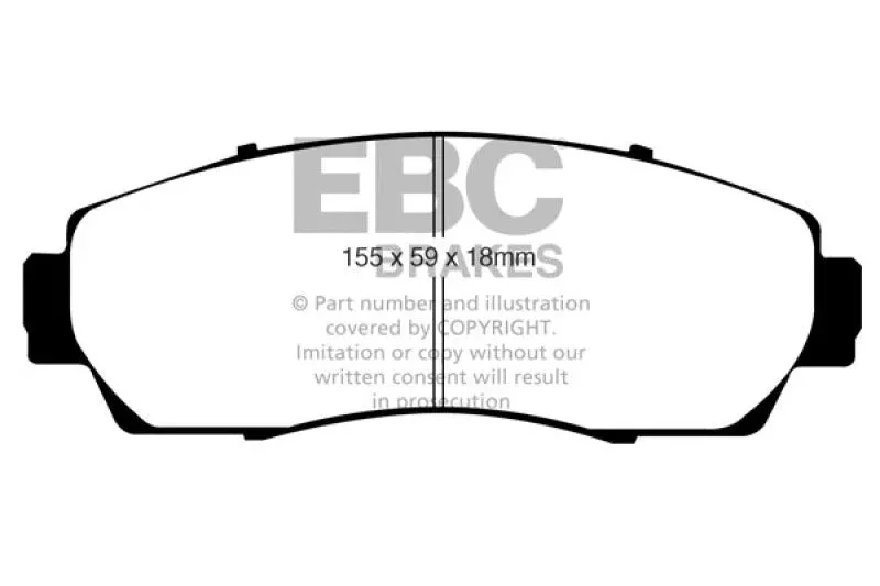 EBC Ultimax2 Front Brake Pads fits 2012-2023 Acura / Honda / Subaru
