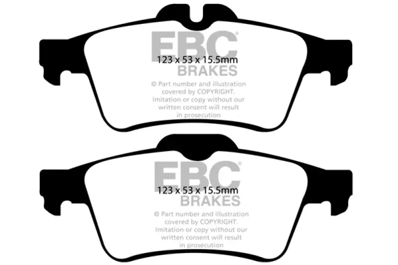 EBC Ultimax2 Rear Brake Pads fits 2003-2017 Chevrolet / Ford / Mazda and more