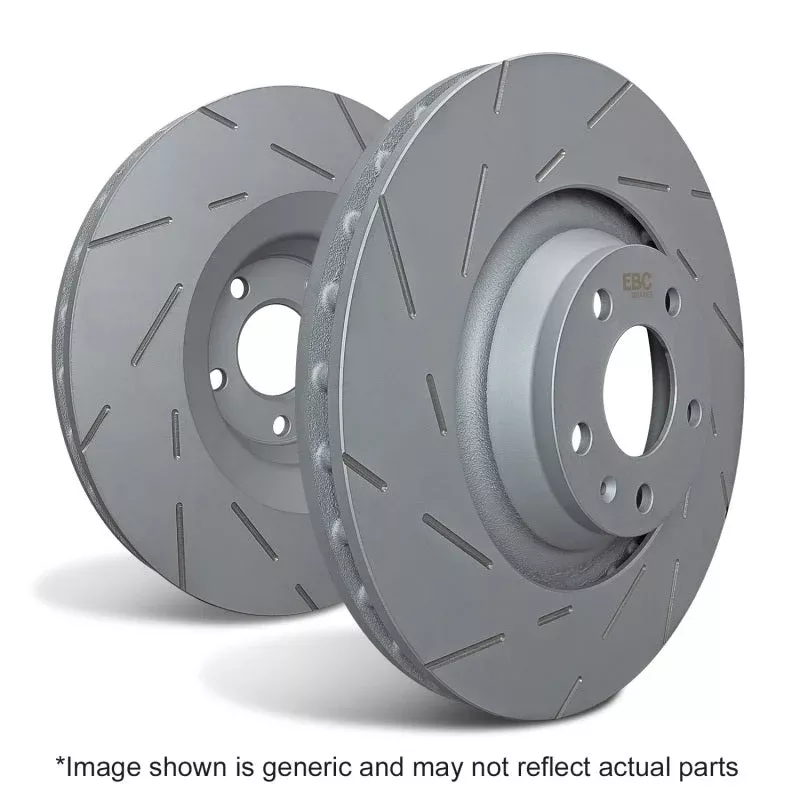 EBC USR Slotted Front Rotors fits 2009-2010 Dodge Ram 2500 Laramie / 2009-2010 Dodge Ram 2500 Power Wagon / 2009-2010 Dodge Ram 2500 SLT / 2009-2010 Dodge Ram 2500 ST