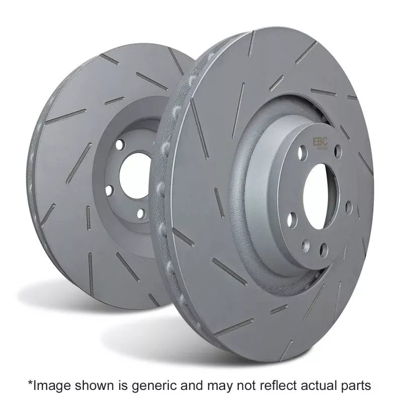 EBC (w/350mm Front Rotors) Front USR Slotted Rotors fits 2021-2023 Porsche Macan / 2015-2018 Porsche Macan S / 2023 Porsche Macan T