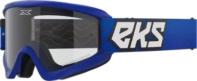 Eks Brand Flat Out Clear Goggle Royal Blue Clear - 067-60460