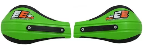 Enduro Engineering Evolution 2 Green/Silver Hand Shields (51-229)