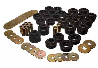 Energy Suspension 78-88 Chev Body Mounts Black 3.4141G