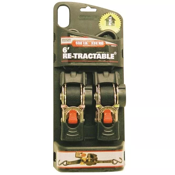 Erickson Professional Series RE-Tractable Ratchet Tie Down