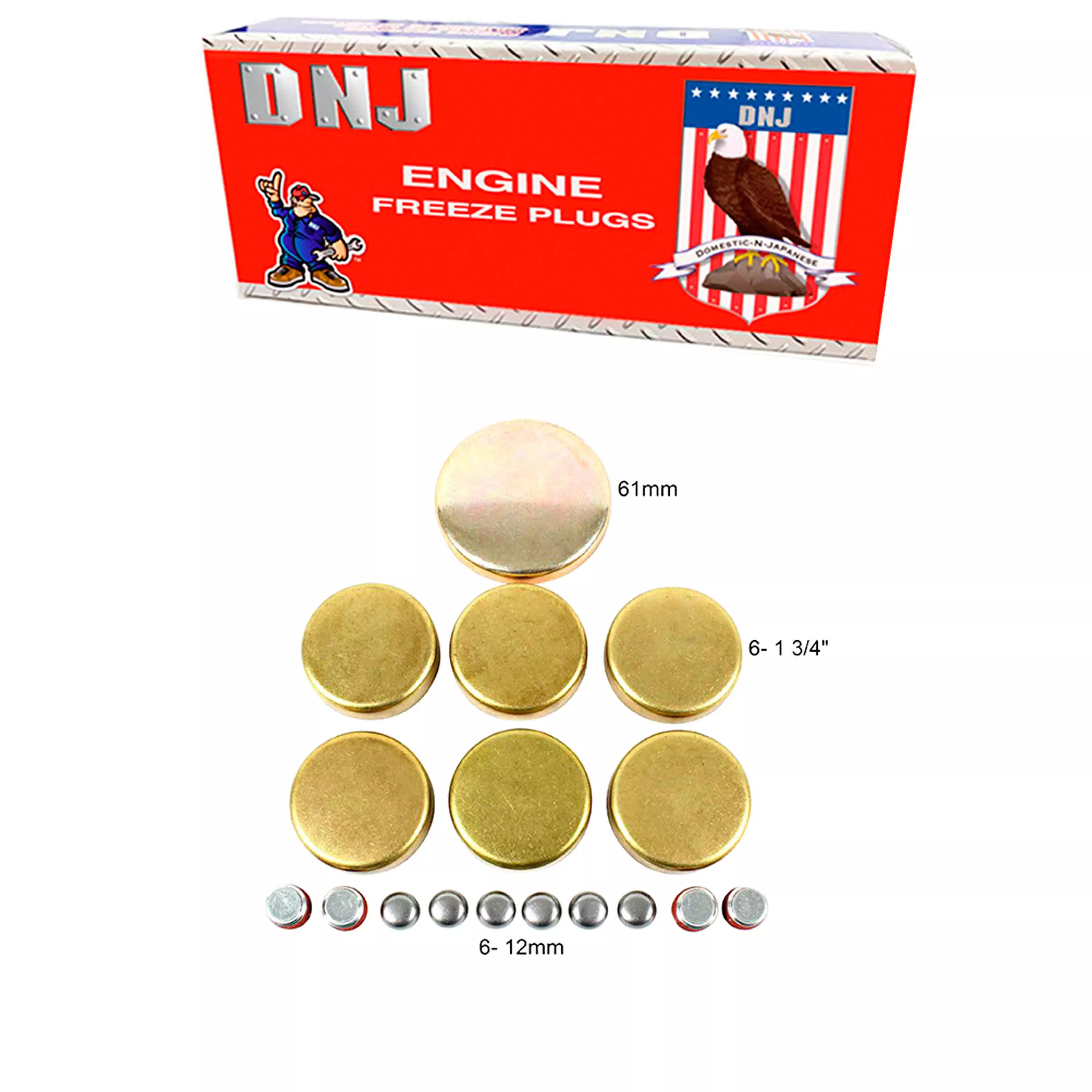 Expansion Plug Kit 1961-1977 Ford,Mercury 6.4L