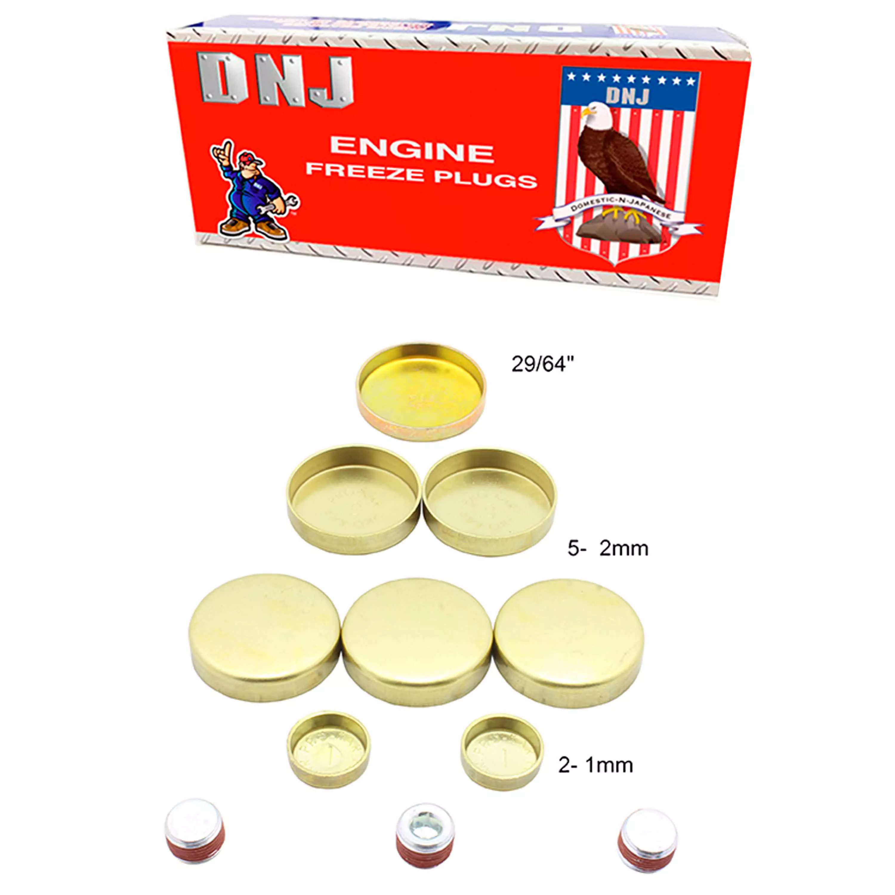 Expansion Plug Kit 1987-2006 Jeep 4.0L