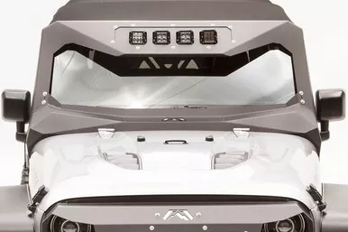 Fab Fours JK3021-1 F/VICOWL 4 Light Insert, Black fits 2007-2018 Jeep JK