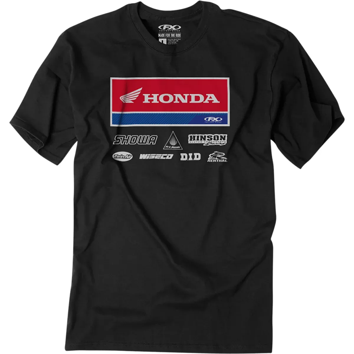FACTORY EFFEX 21 Racewear T-Shirt Honda - Black