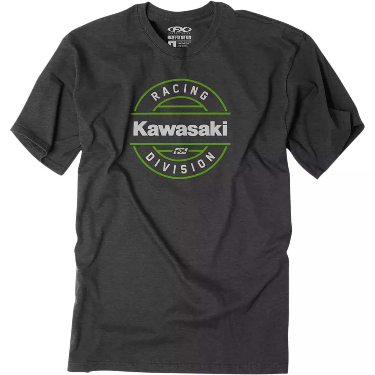 FACTORY EFFEX Kawasaki Division T-Shirt Heather - Charcoal