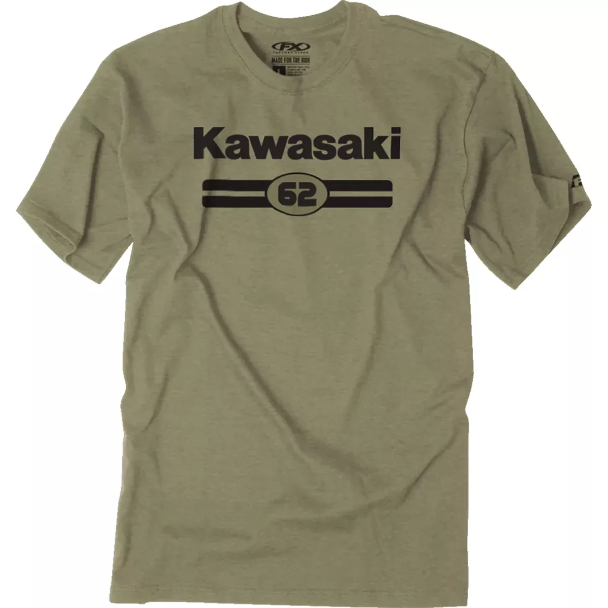 FACTORY EFFEX Kawasaki T-Shirt Sixty Two - Heather Olive