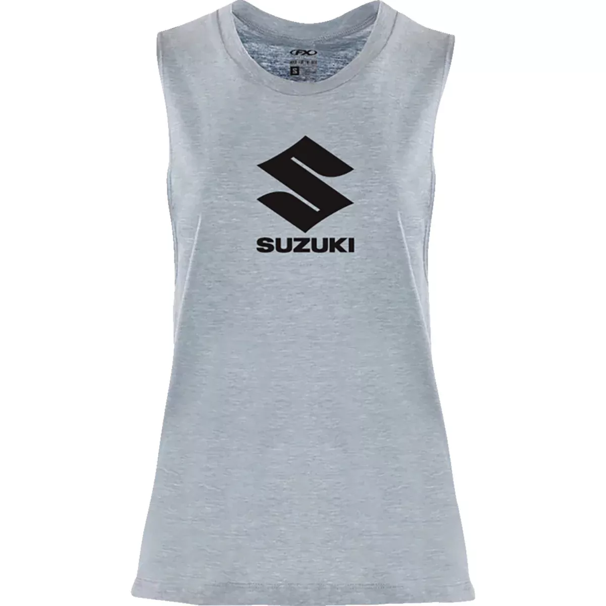 FACTORY EFFEX Women's Idol Muscle Tank Top Suzuki - Light Heather Blue