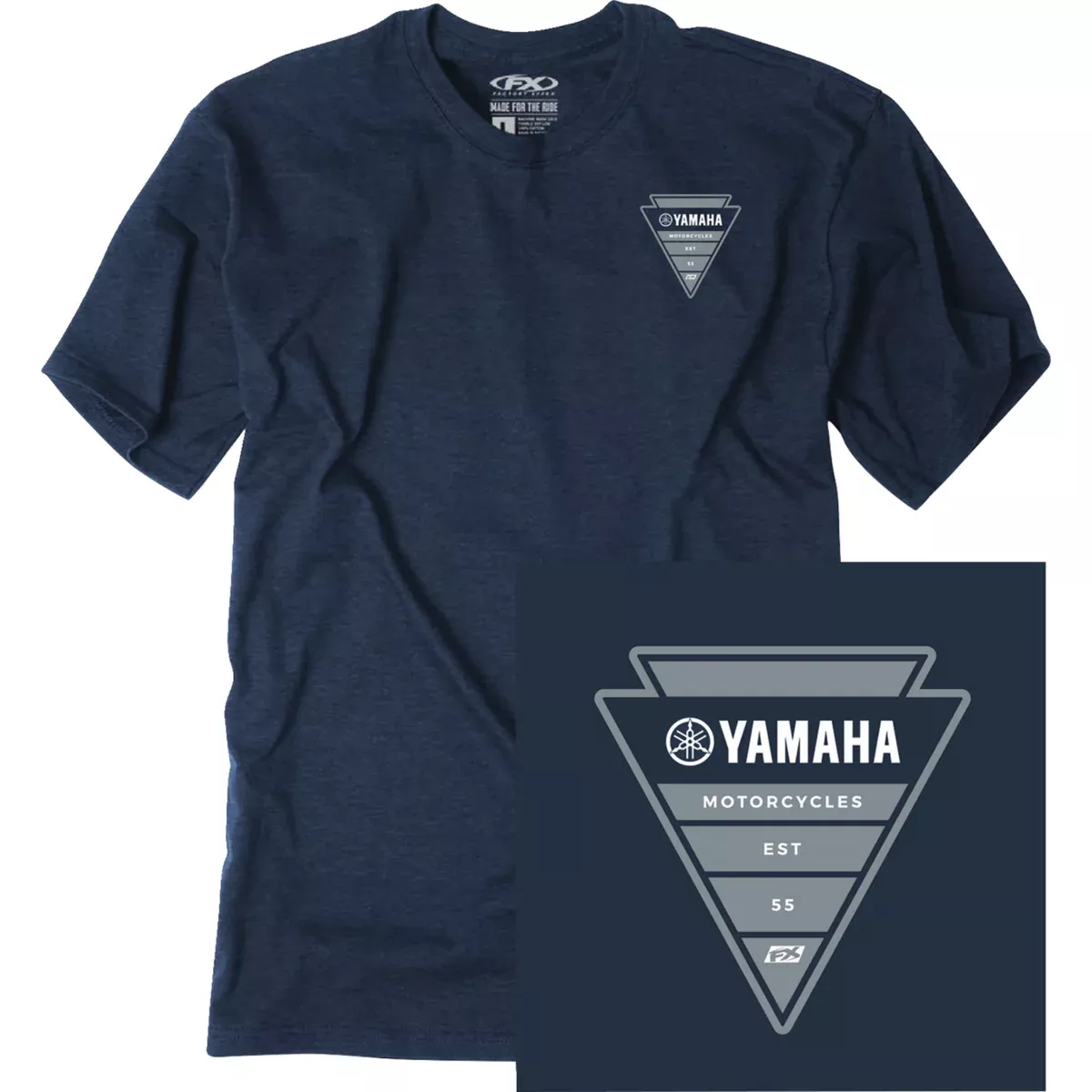 FACTORY EFFEX Yamaha Arrow T-Shirt Navy