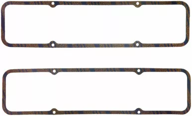 Fel-Pro SBC Steel Core VC Gasket 1pr 5/16in Cork Rubber 1604