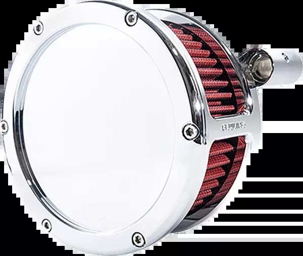 Feuling Parts BA Air Cleaner Kit - Chrome With Red Filter - '08-'17 Dyna/Softail/Touring