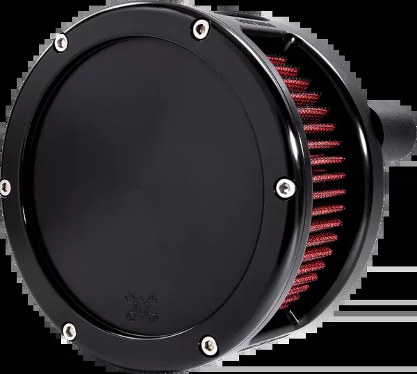 Feuling Parts BA Series Air Cleaner Kit - Black Anodized - Red Filter