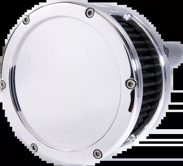 Feuling Parts BA Series Air Cleaner Kit - Chrome - Black Filter