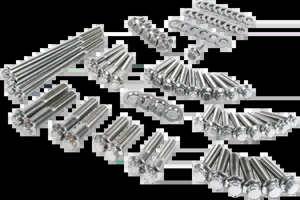 Feuling Parts Fastener Kit – External Primary/Transmission – 12-Point/Dress-Up – Softail