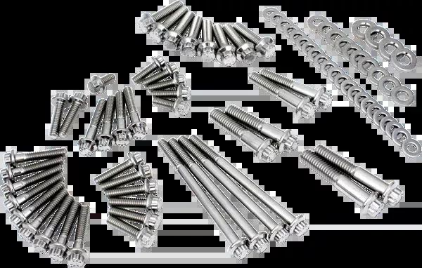 Feuling Parts Fastener Kit – External Primary/Transmission – 12-Point – M8/Softail